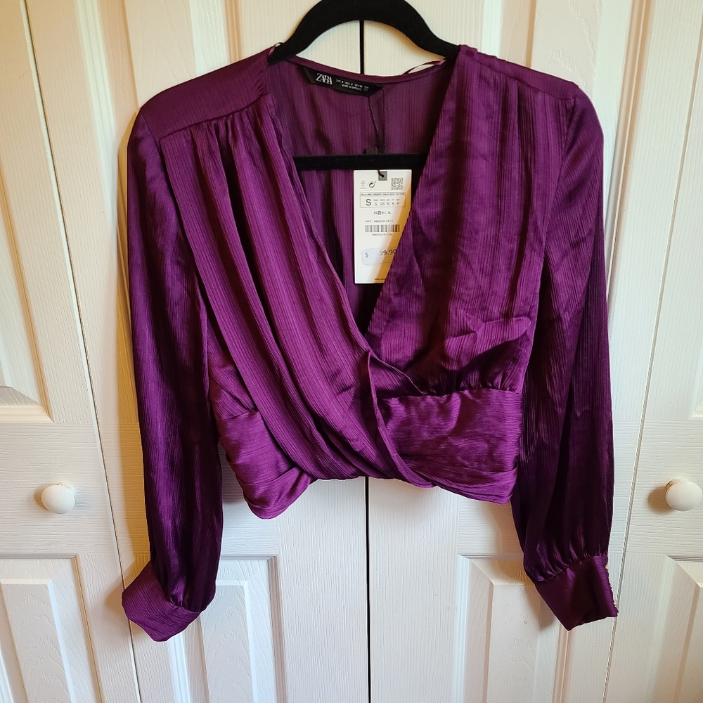 Zara woman crop top